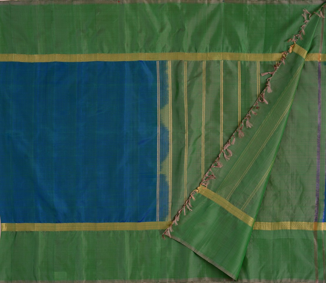 simple-kanjivaram-soft-silk-saree-weavemaya-bangalore-India-Maya-peacock-blue-1202011-2