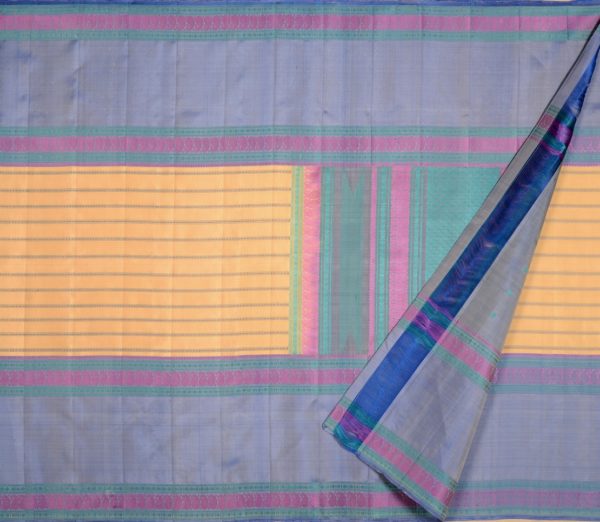 Elegant threadwork Kanjivaram silk saree Mrudula weavemaya Bangalore India Maya offwhite 7702112 2