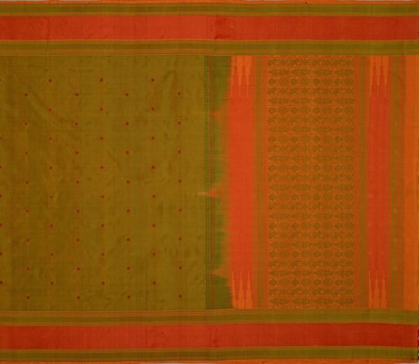 Elegant Kanjivaram Mrudula Threadwork Butta Weavemaya Bangalore India Maya Mehendi Green 5582211 1
