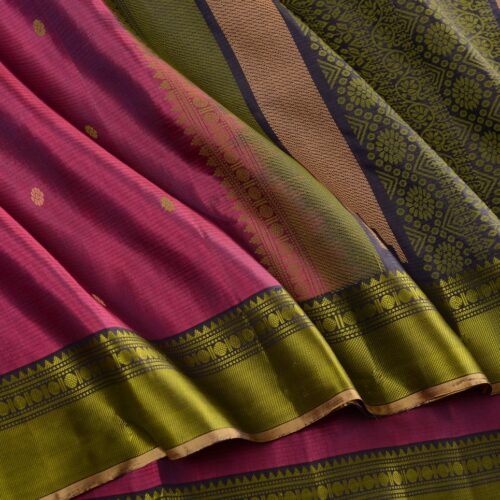 Elegant Kanjivaram Mrudula Threadwork Butta Weavemaya Bangalore India Maya Purple 5582202 4
