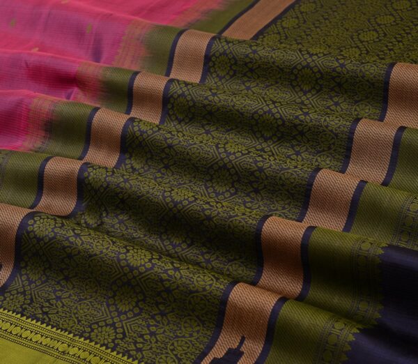 Elegant Kanjivaram Mrudula Threadwork Butta Weavemaya Bangalore India Maya Purple 5582202 5