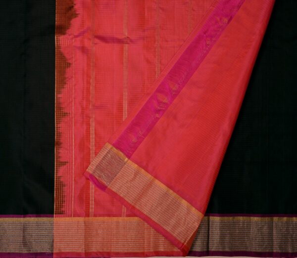 Elegant Kanjivaram Sarala Weavemaya Bangalore India Maya Black 1152211 2
