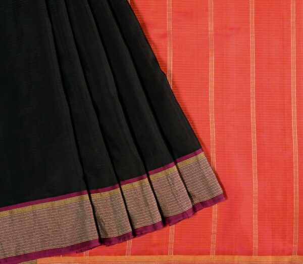 Elegant Kanjivaram Sarala Weavemaya Bangalore India Maya Black 1152211 3