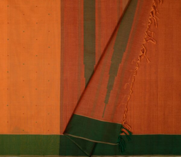 Elegant Kanchi Cotton Parutti Ganga Jamuna Weavemaya Bangalore India Maya Yellow 8122068 2