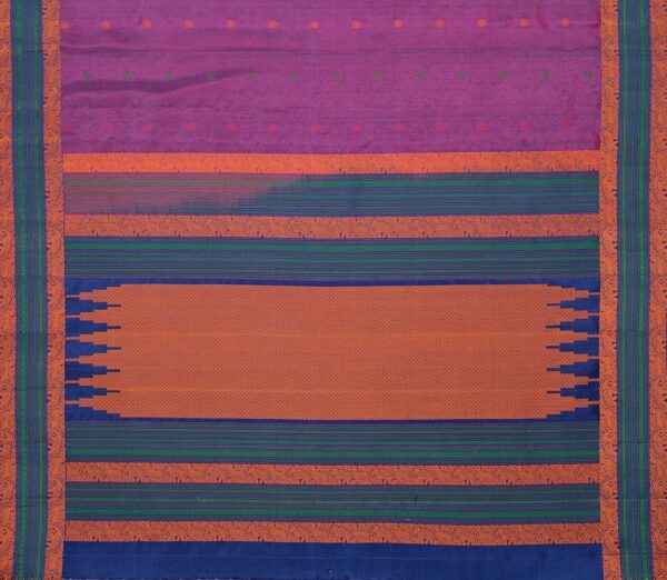 Elegant Kanjivaram Mrudula Butta Jacquard Blouse Weavemaya Bangalore India Maya Purple 7922019 5