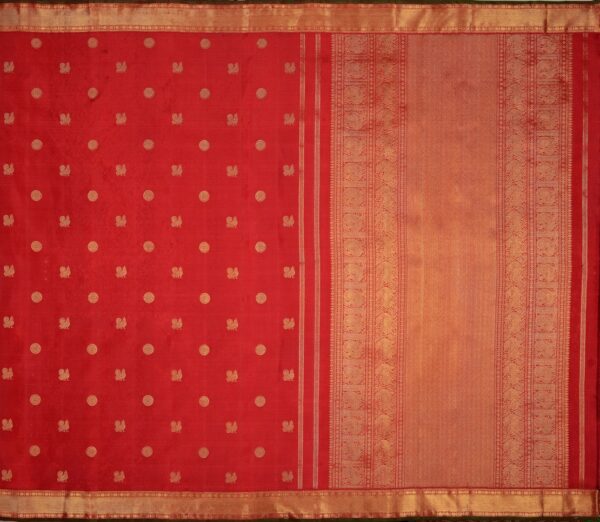 Elegant Kanjivaram Kanya Zari Butta Rich Pallu Weavemaya Bangalore India Maya Red 6262302 1