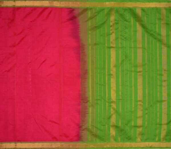 Elegant Kanchi Silkcotton Mishratantu Bavinchi Border Weavemaya Bangalore India Maya Rani Pink 4802311 1