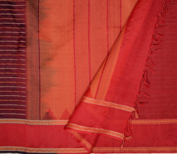 Elegant Kanchi Silkcotton Mishratantu Threadwork Veldhari Mishratantu Weavemaya Bangalore India Maya Arakku 6252393 2