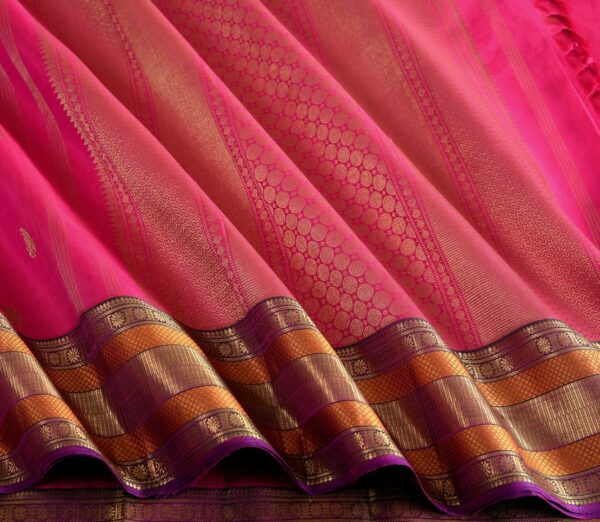 Elegant Kanjivaram Kanya Butta Rich Pallu Weavemaya Bangalore India Maya Rani Pink 1622002 5