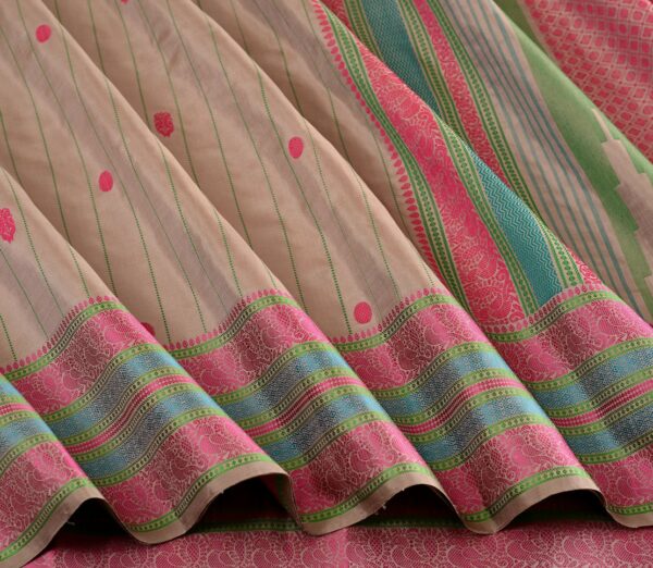 Elegant Kanjivaram Mrudula Mutthuseer Butta Threadwork Weavemaya Bangalore India Maya Grey 7922012 4