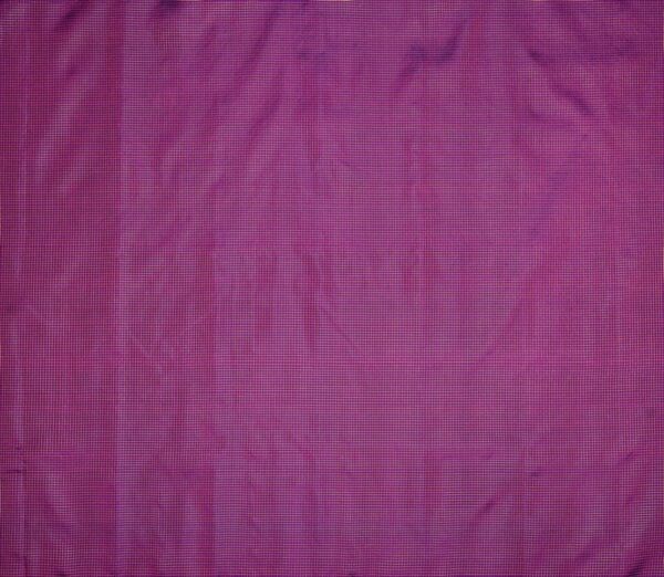 Elegant Handloom Kanjivaram Silk Yardage Purple Zari Kattam Weavemaya Bangalore India Maya NPK524 1