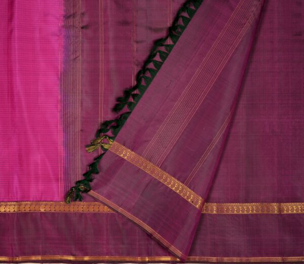 Elegant Kanjivaram Sarala Pinstripes Weavemaya Bangalore India Maya Magenta 6262311 2