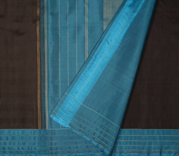 Elegant Kanjivaram Nouveau Kanchi Mutthu Seer Semi Rich Pallu Weavemaya Bangalore India Maya Black 3432307 2