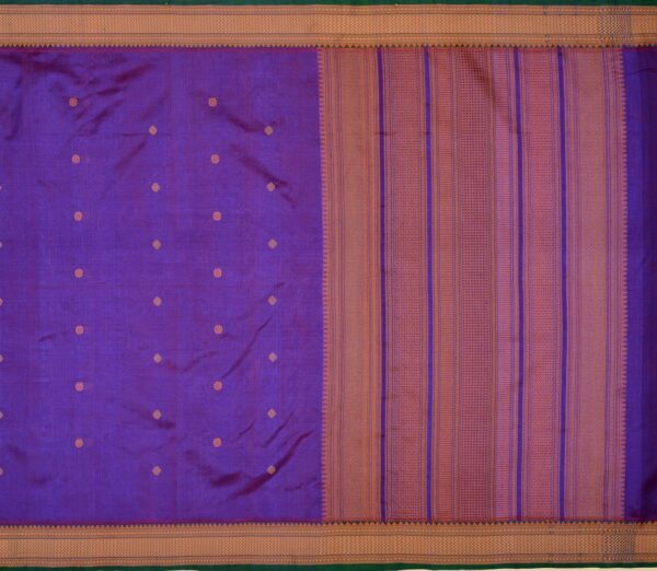 Elegant Kanchi Silkcotton Mishratantu Threadwork Butta Weavemaya Bangalore India Maya Purple 1492323 1