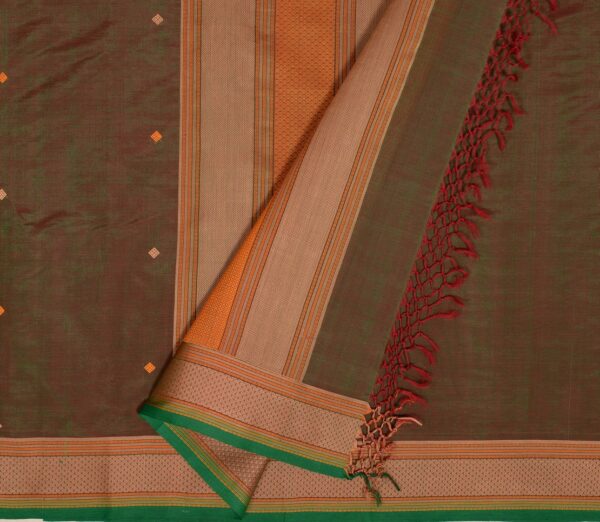 Elegant Kanchi Silkcotton Mishratantu Threadwork Butta Weavemaya Bangalore India Maya manthuzir 3022305 2