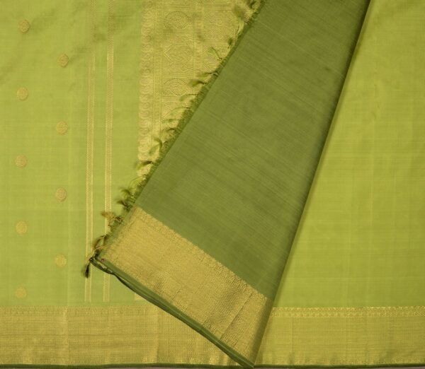 Elegant Kanjivaram Kanya Zari Butta Rich Pallu Weavemaya Bangalore India Maya Pista Green 3432308 2