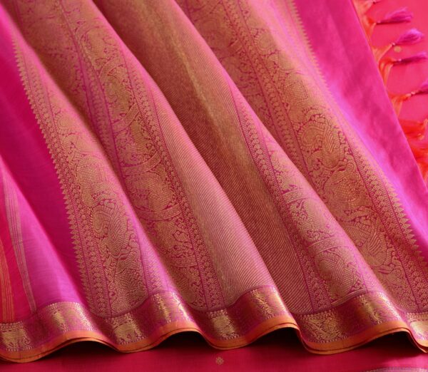 Elegant Kanjivaram Kanya Zari Butta Rich Pallu Weavemaya Bangalore India Maya Rani Pink 2382342 4
