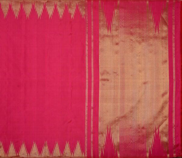 Elegant Kanjivaram Nouveau Kanchi Ettukhol Thazampoo Border Weavemaya Bangalore India Maya Rani Pink 2992310 1