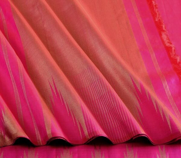 Elegant Kanjivaram Nouveau Kanchi Ettukhol Thazampoo Border Weavemaya Bangalore India Maya Rani Pink 2992310 5