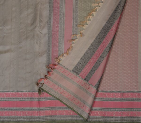 Elegant Kanjivaram Mrudula Threadwork Self Lines Weavemaya Bangalore India Maya Grey 1442354 2