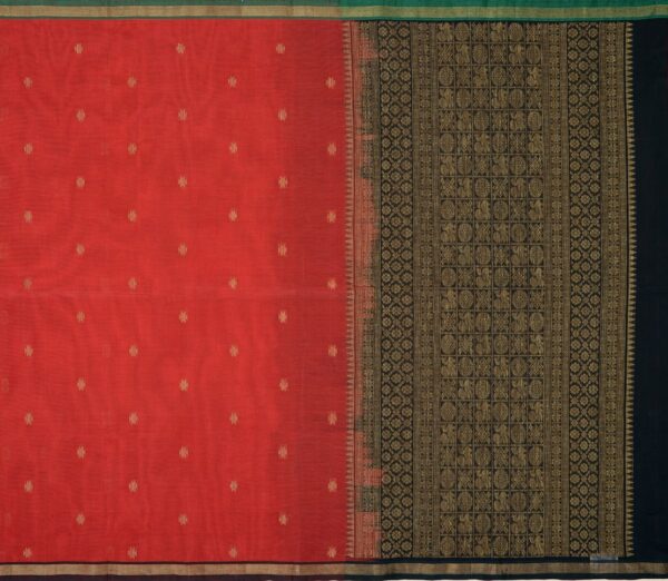 Elegant Kanchi Cotton Parutti Jute Butta Weavemaya Bangalore India Maya Red 35524134 1