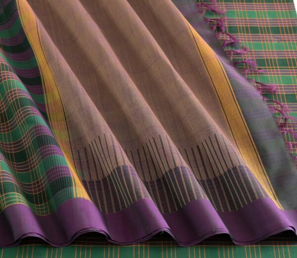 Elegant Kanchi Cotton Parutti Multi Colour Kattam Weavemaya Bangalore India Maya 1452380 5