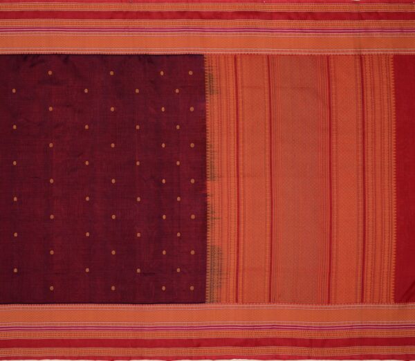 Elegant Kanchi Silkcotton Mishratantu Threadwork Butta Weavemaya Bangalore India Maya Arakku 35524004 1
