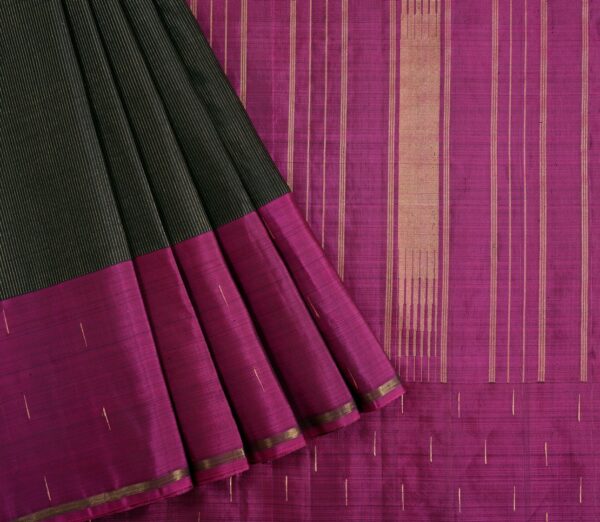 Elegant Kanjivaram Nouveau Kanchi Mutthu Seer Semi Rich Pallu Weavemaya Bangalore India Maya Black 3962404 3