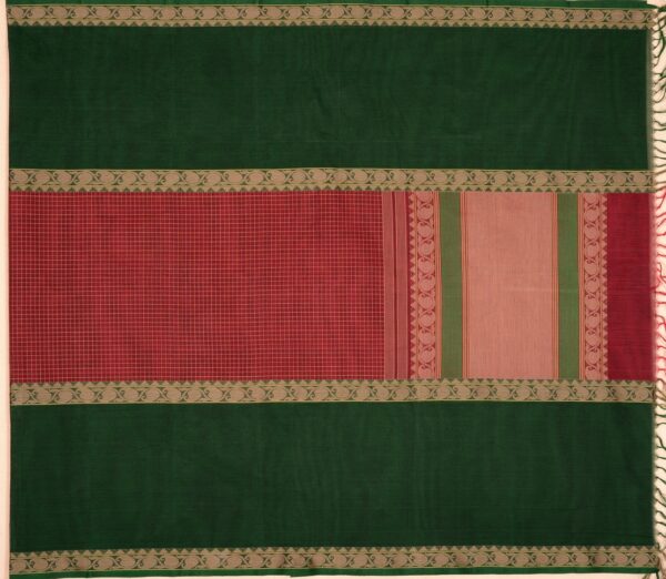 Elegant Kanchi Cotton Parutti Mubbhagam Kattam Weavemaya Bangalore India Maya Arakku 1452396 1