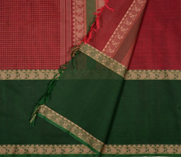 Elegant Kanchi Cotton Parutti Mubbhagam Kattam Weavemaya Bangalore India Maya Arakku 1452396 2