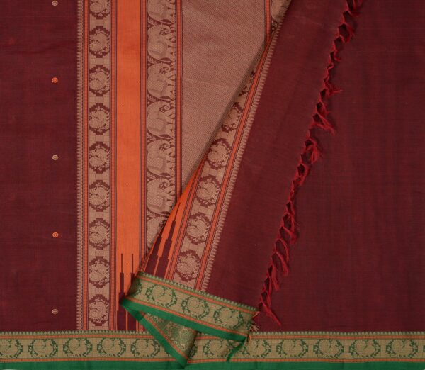 Elegant Kanchi Cotton Parutti Threadwork Butta Weavemaya Bangalore India Maya Paaku 1452350 2
