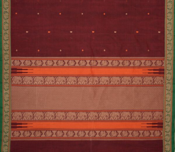 Elegant Kanchi Cotton Parutti Threadwork Butta Weavemaya Bangalore India Maya Paaku 1452350 3