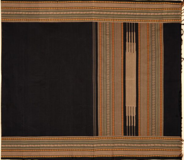 Elegant Kanchi Cotton Parutti Threadwork Weavemaya Bangalore India Maya Black 1452367 1