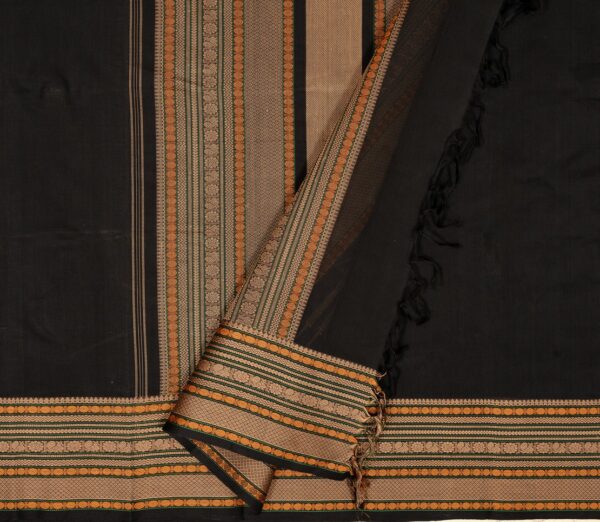 Elegant Kanchi Cotton Parutti Threadwork Weavemaya Bangalore India Maya Black 1452367 2