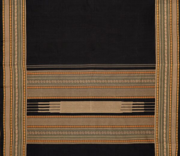 Elegant Kanchi Cotton Parutti Threadwork Weavemaya Bangalore India Maya Black 1452367 3