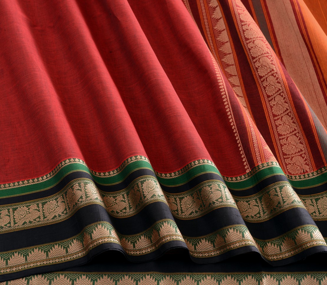 Elegant Kanchi Cotton Parutti Weavemaya Bangalore India Maya Arakku 8122049 4