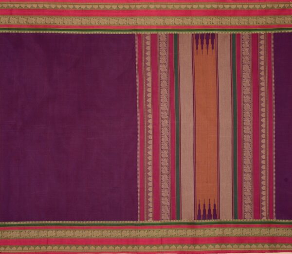 Elegant Kanchi Cotton Parutti Weavemaya Bangalore India Maya Violet 8122048 1
