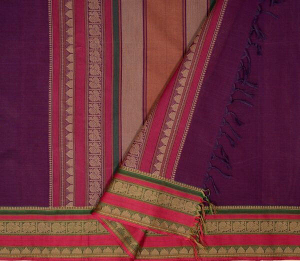 Elegant Kanchi Cotton Parutti Weavemaya Bangalore India Maya Violet 8122048 2
