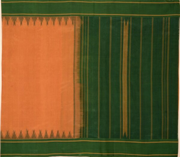 Elegant Kanchi Silk Cotton Mishra Tantu Korvai Temple Border Weavemaya Bangalore India Maya Mustard 2472439 1